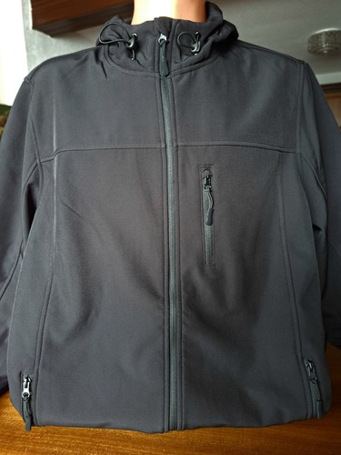Softsell jacke 4xl schwarz - 4xl,
