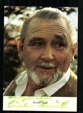 Gustav Knuth Rüdel Autogrammkarte Original Signiert # BC 224794