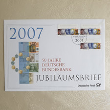 2007 Jubiläumsbrief 50 Jahre Deutsche Bundesbank 2618