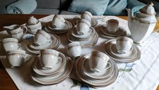 Winterling Schwarzenbach Bavaria Kaffeeservice mit Goldrand