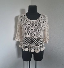 Leichter Lochmuster Pulli