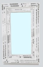 Kunststofffenster Fenster Salamander, 50x80 cm bxh, weiß