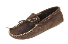 M42 Mokassins Indianer Hippie Boho Ethno Leder Minnetonka Halbschuhe Flats 39,5