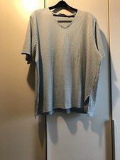 Donna Lisa By Borgelt 52 54 Damen Shirt Hellblau Ripp Optik Sommer Urlaub Edel 