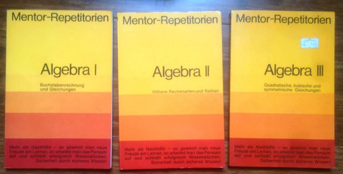 Mentor repetitorien algebra - algebra, i