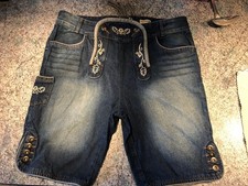 Der Wildschütz Herren Trachten Jeans Bermuda Größe 50