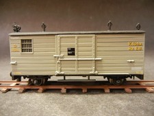 Technomodell PMT 54204  2-achsiger ged. Güterwagen  grau KS , K.Sächs.Sts.E.B