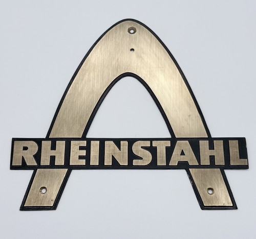 Rheinstahl firmenschild logo - rheinstahl,