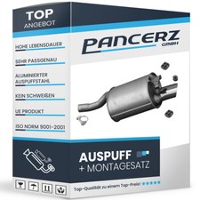 Endschalldämpfer für Mercedes Slk (R170) 200 136PS 230 Kompressor 197PS