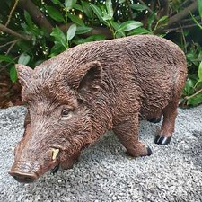 Gartenfigur Wildschwein Figur