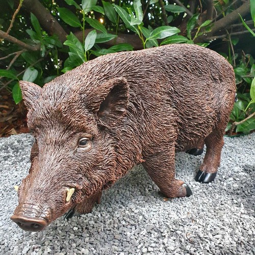 Gartenfigur wildschwein figur - gartenfigur,