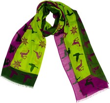 Trachtenschal Kiwi Beere Grün