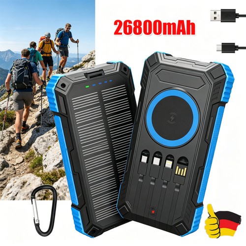 Solar powerbank 26800mah - 26800mah,
