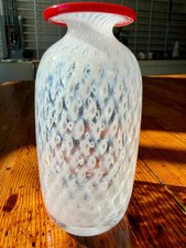Stratos Swedish Art Glass Vase