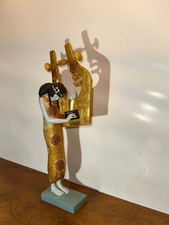 Figur Weiblich Statue La Poesie von Klimt Figur Dekorativ Ab Kollektion Gold