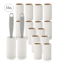 Fusselrolle Tierhaare Kleidung Nachfüllpack Sofa Ersatzrollen 16 Rollen 60 Blatt