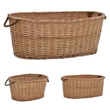 Holzkorb mit Tragegriffen