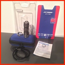 JETBEAM PRO II 2 TASCHENLAMPE CREE XP L HI LED MINI EDC CLIP BEZEL STROBE 16340
