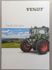 FENDT 200 Vario 211 210 209 208 207 Traktor Prospekt Bulldog Schlepper
