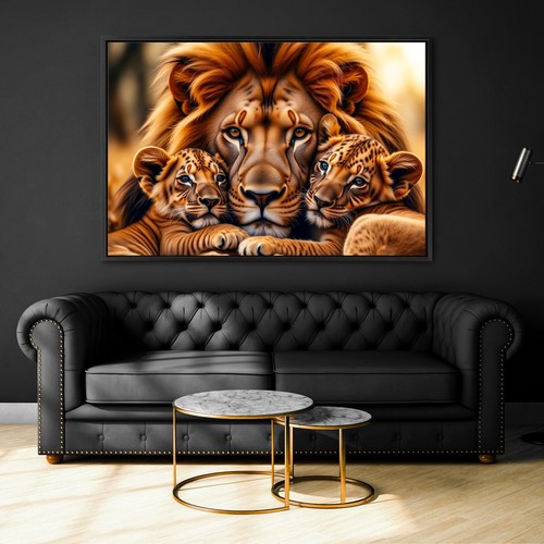 Wandbild löwe liebe - ✅, wandbild,