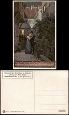 Künstlerkarte Kein Feuer, Keine Kohle kann brennen so heiss 1923