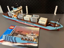 Lego Maersk Sealand Schiff 10152- Container Ship - vollständig mit Anleitung