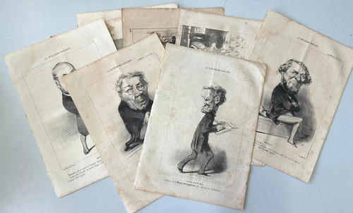 Orig daumier lithographien - 8, orig.