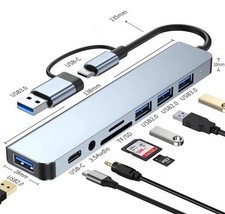 USB-C Hub 8-IN-2 Adapter USB