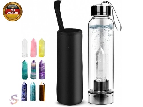 Kristall wasserflasche - kristall,