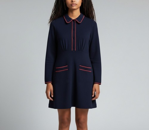 Sandro damenkleid blau - damenkleid,