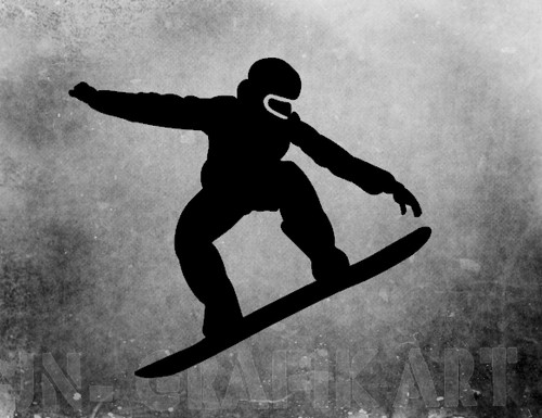 Snowboarder aufkleber auto - snowboarder,