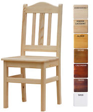 Holzstuhl MASSIV KIEFER HOLZ -NEU restaurantstuhl MASSIVHOLZ SET -2STUCK