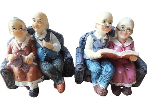 Resin figuren oma - resin, auf