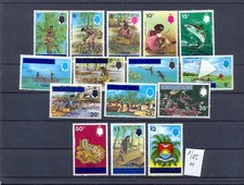 TUVALU - Mi.Nr. 1/15  kompl. Aufdr.-Serie  postfrisch