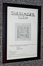 GENESIS Framed A4 1973 selling