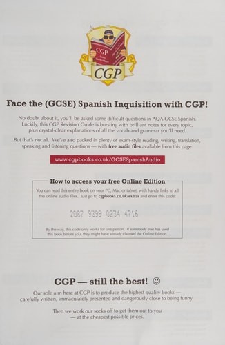 Gcse spanish aqa - spanish, revision
