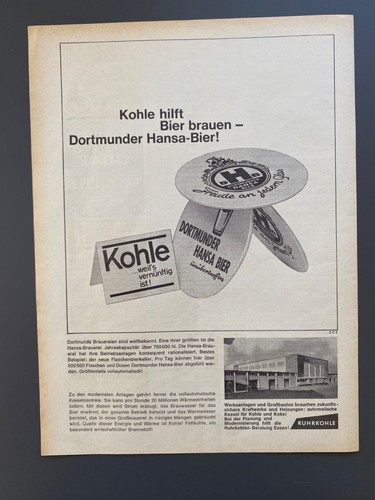 Ruhrkohle kohle bier brauen - kohle,