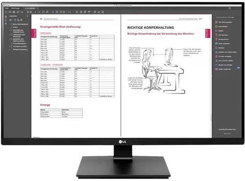 27bn65qp led monitor - lg, 27"
