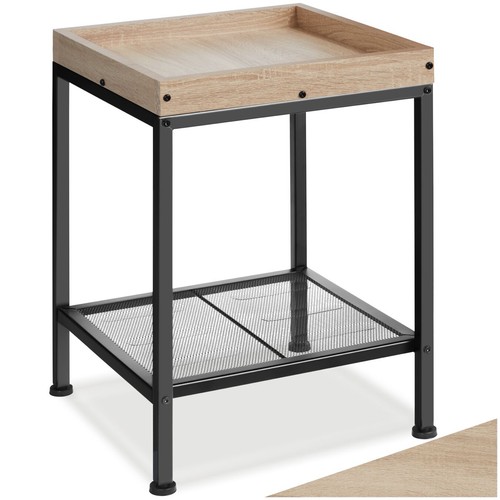Beistelltisch aus holz metall - holz,
