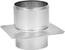 Edelstahl Schornstein Grundplatte einwandig Kamin Sanierung Fuß Kaminplatte 