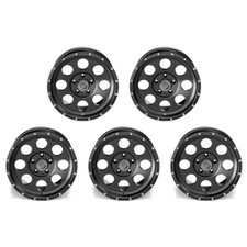 5x ASP Alloys Alu Felgen Set schwarz 9x17 ET +16 mit TÜV Jeep Wrangler JK 07-