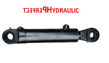 Hydraulikzylinder Doppelwirkend DW Zylinder 50/28 100 Hub mit Gelenkaugen 30mm