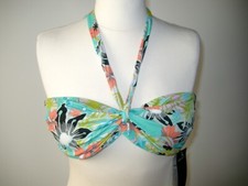 Bikini Oberteil geblümt ohne