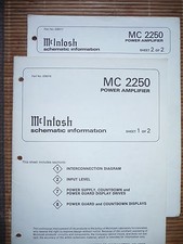 Service Schematics für McIntosh MC 2250  ,ORIGINAL