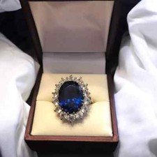 Natural 4.40 ct Oval Blauer