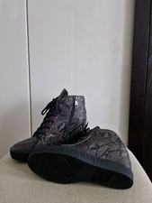 NEU, EDEL und BEQUEM Stiefeletten von Carinii, Echtleder braun 39 7cm Keilabsatz
