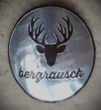 Steuerkopfschild Bergrausch Fahrrad Emblem Schild headbatch bike