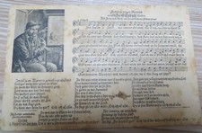 Erzgebirge Liedpostkarte von