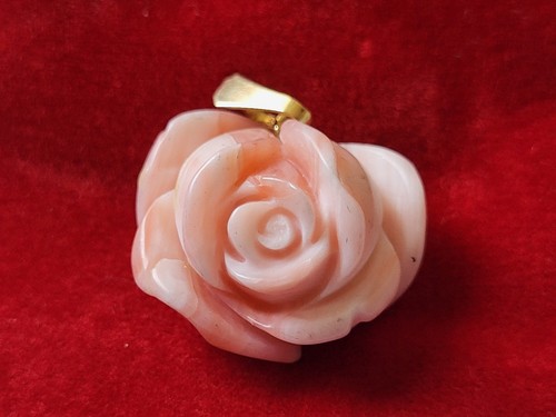 Anhänger rose koralle - rose,