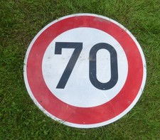 alt Verkehrsschild Schild RUND